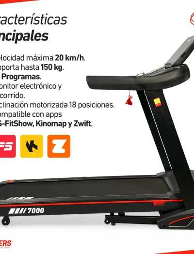 CINTA DE CORRER SEMI PROFESIONAL RANDERS 7000 Corriente Alterna Novedad 2025!